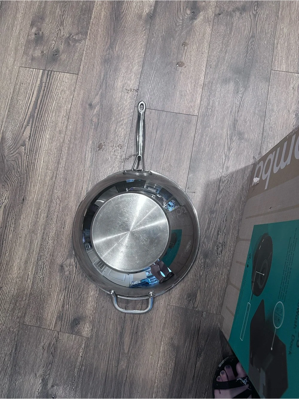 Cuisinart Stainless Steel Wok ~ Silver